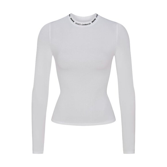 Dolce & Gabbana x SKIMS COTTON JERSEY LONG SLEEVE T-SHIRT- NWT - Picture 1 of 5
